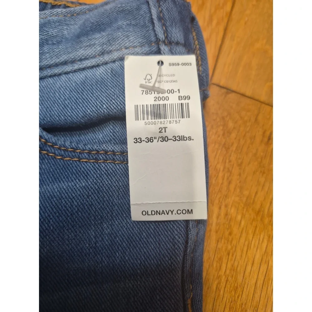 Old Navy Toddler Rockstar Jeggings Medium Wash Blue 360 Stretch 2T 785195-00-1
